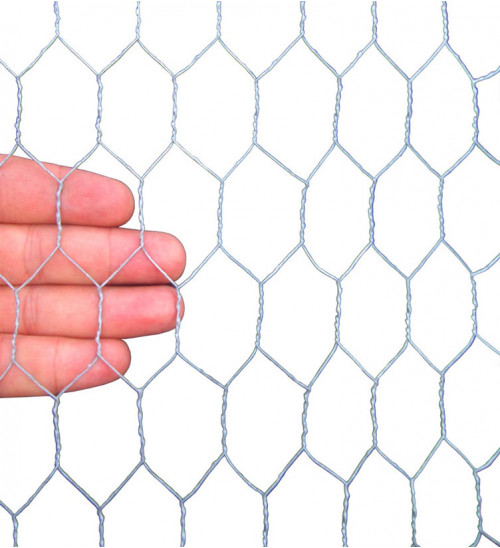 Poultry Netting 6 ft x 150 ft Chicken Wire Metal Mesh Fence Garden Plant Fencing 
