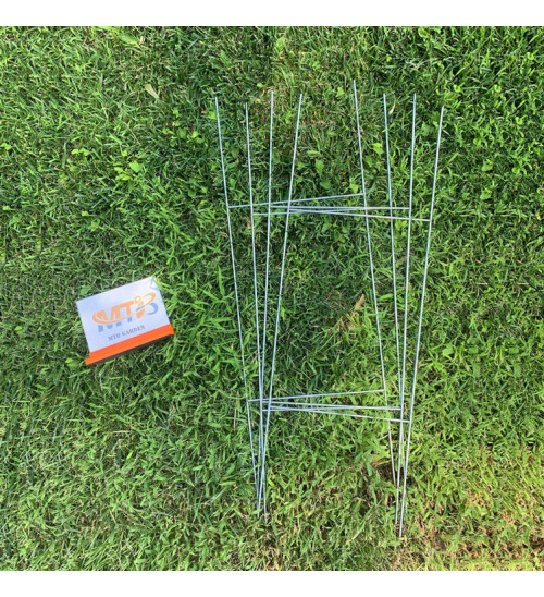 100 Full Size "H" Wire Step Stakes Yard Signs Wire Stands Yard Sale 